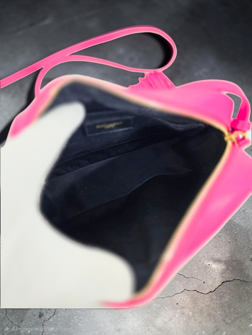 Saint Laurent Hot Pink Quilted Leather Crossbody Camera Bag with Tassel - Picture 12 of 16